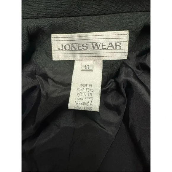 Jones wear   Blazer Size 10 Navy Black - Picture 11 of 16